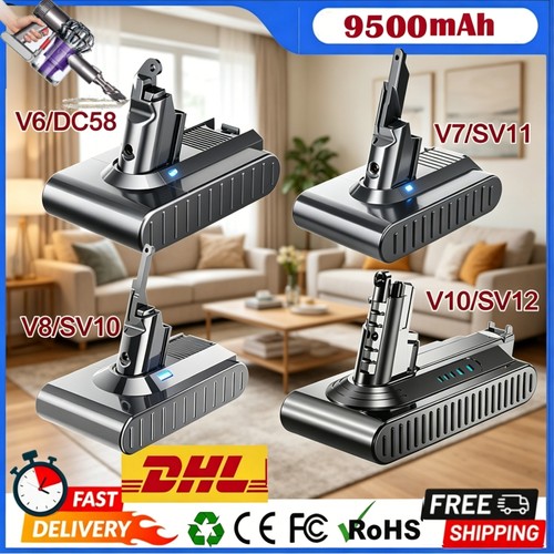 Batteria 9500 mah per - dyson, v6