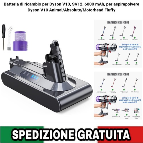 Batteria aspirapolvere per v10 - batteria,